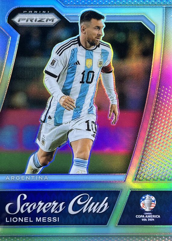 Lionel Messi 2024 Prizm Copa America #1 Scorers Club - Silver SGC 9