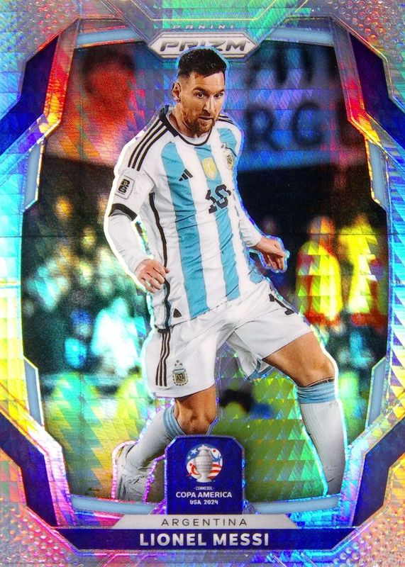 Lionel Messi 2024 Prizm Copa America #1 Hyper SGC 9.5