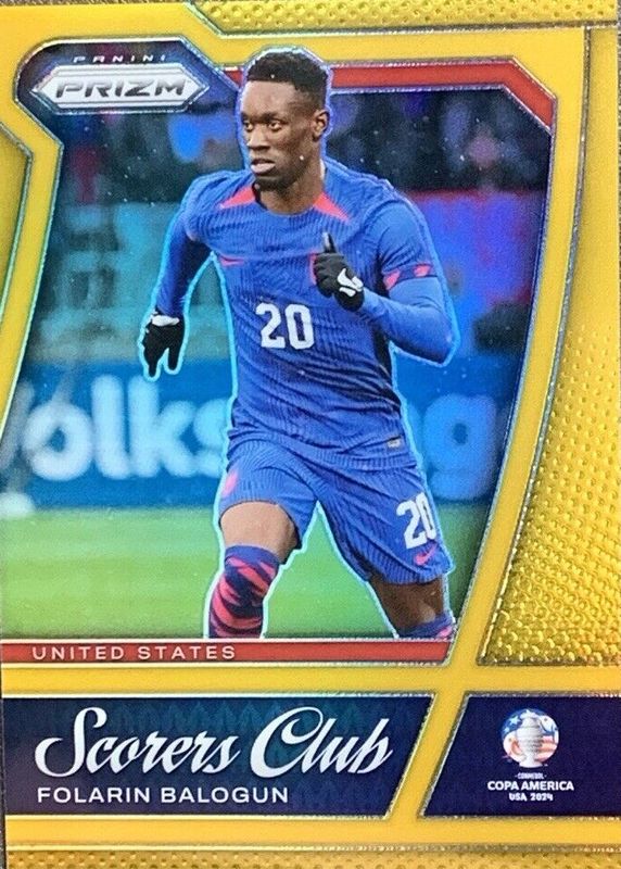 2024 Prizm Copa America #16 Scorers Club - Gold /10