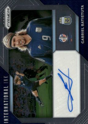 シングルカード Panini MOSAIC BATISTUTA stained glass Gabriel Batistuta 2021 Mosaic Road to FIFA World Cup #46
