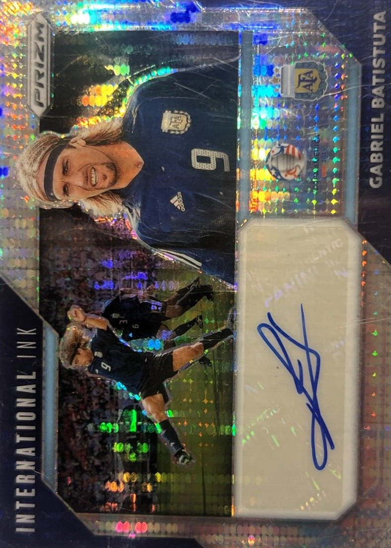 シングルカード Panini MOSAIC BATISTUTA stained glass Gabriel Batistuta 2021 Mosaic Road to FIFA World Cup #46