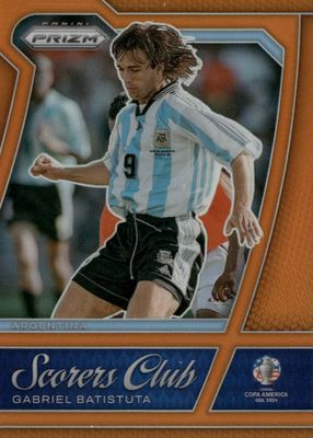 Gabriel Batistuta 2021 Mosaic Serie A #3 Stained Glass /(SSP