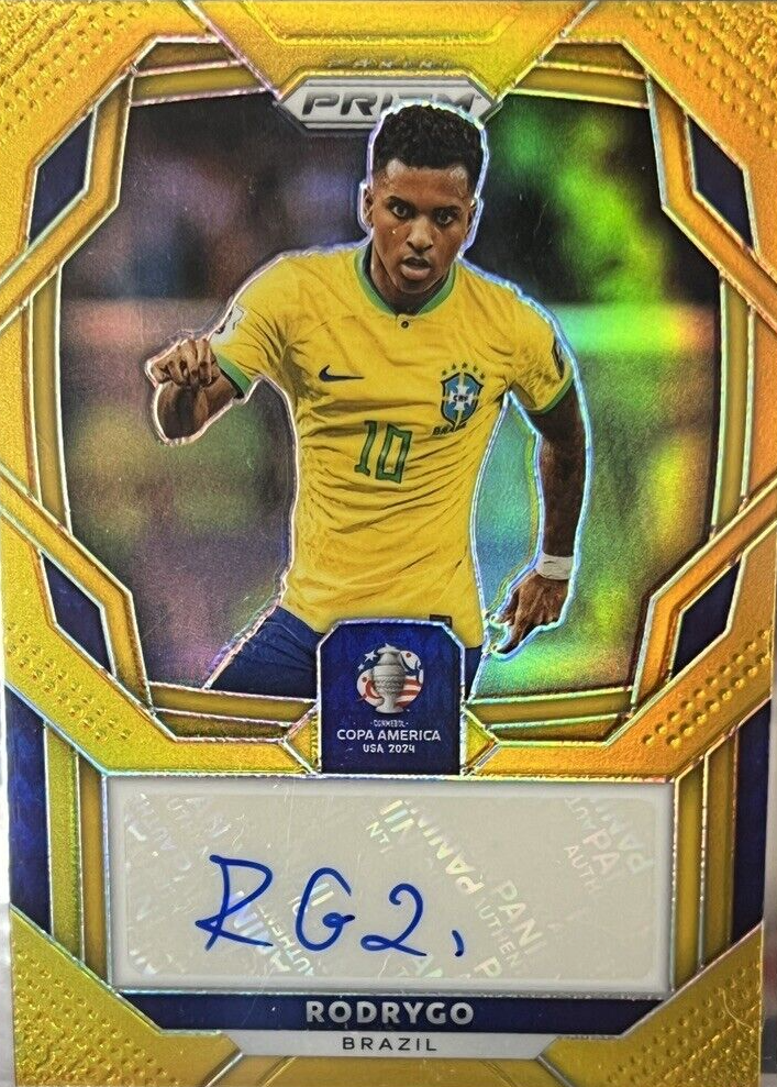 Rodrygo 2024 Prizm Copa America #S-R Signatures - Gold (/10) Price
