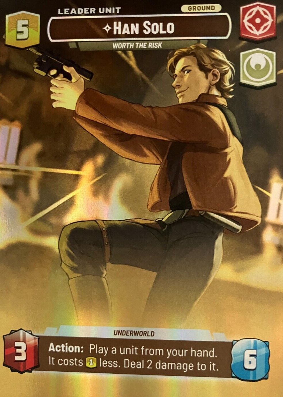 Topps - スケッチカード  Star Wars Saga Han Solo ハン・ソロ スター・ウォーズ ハン・ソロ ステッカーカード - メルカリ