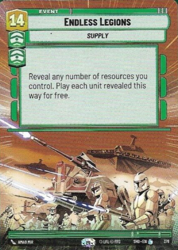 Endless Legions 2024 Shadows of the Galaxy #378 Hyperspace RAW