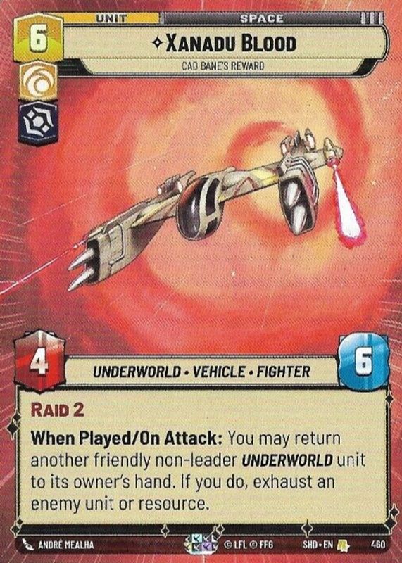 Xanadu Blood 2024 Shadows of the Galaxy #460 Hyperspace RAW