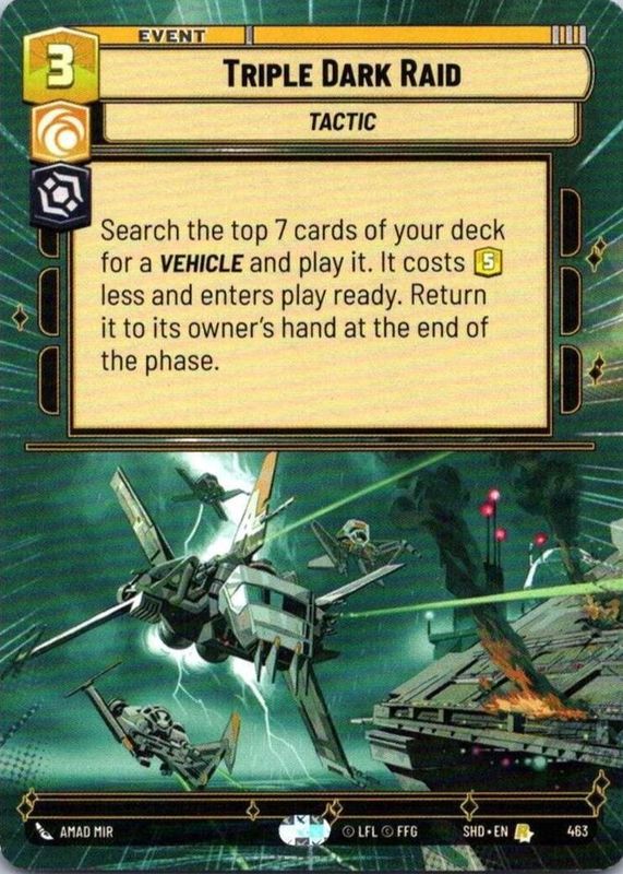 Triple Dark Raid 2024 Unlimited: Shadows of the Galaxy #463 Hyperspace PSA 10