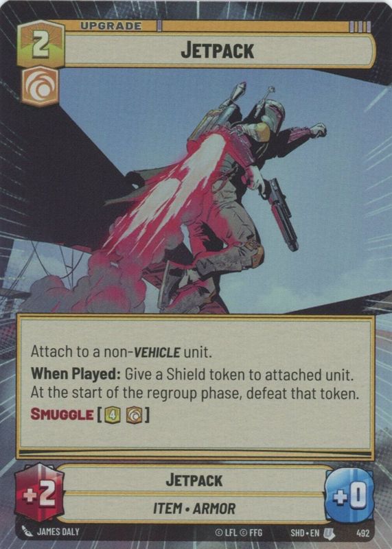 2024 Shadows of the Galaxy #492 Hyperspace Foil