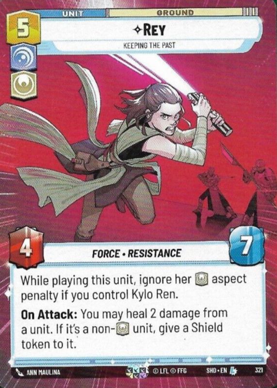 Rey 2024 Shadows of the Galaxy #321 Hyperspace SGC 8