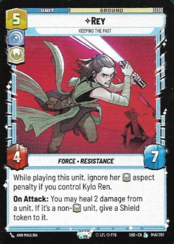 Rey 2024 Shadows of the Galaxy #46 Base SGC 9