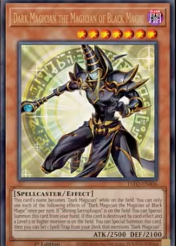 Dark Magician the Magician of Black Magic 2024 The Infinite Forbidden #INFO-EN006 1st Edition Ultra Rare SGC 10