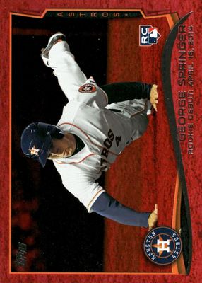 2014 Topps Update #US-210 Rookie Debut - Red Hot Foil