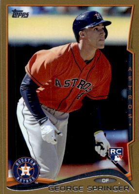 2014 Topps Update #US-10 Gold /2014 (Orange Jersey)