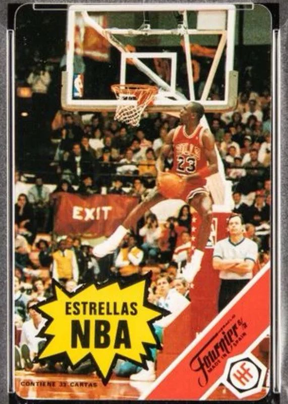 Michael Jordan 1988 Fournier Estrellas Rules Card PSA 10