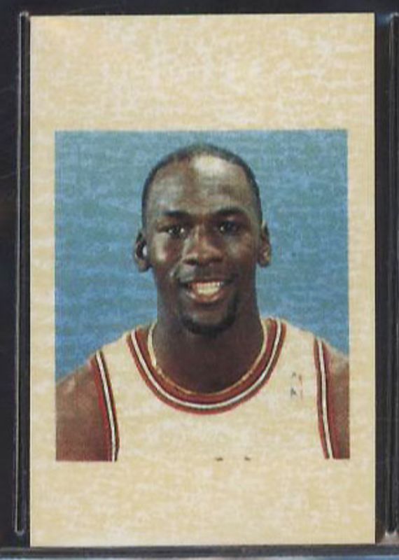 Michael Jordan 1988 Fournier Estrellas Sticker PSA 7