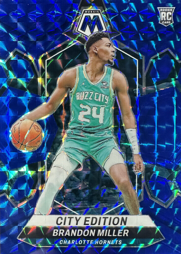びーちゃページ Brandon Miller 2023 Mosaic #277 City Edition - Blue /199