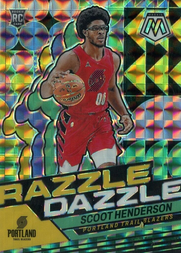 Scoot Henderson 2023 Mosaic #1 Razzle Dazzle /(SSP) Price
