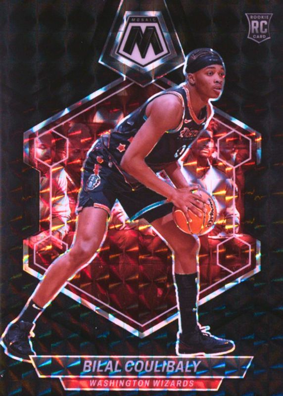 Bilal Coulibaly 2023 Mosaic #235 Black /1 Rookie PSA 10