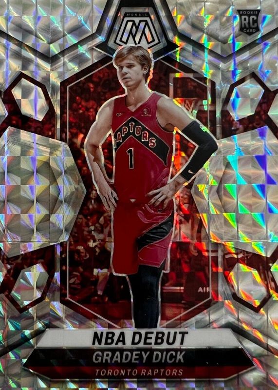 Gradey Dick 2023 Mosaic #260 NBA Debut - Mosaic Rookie PSA 10