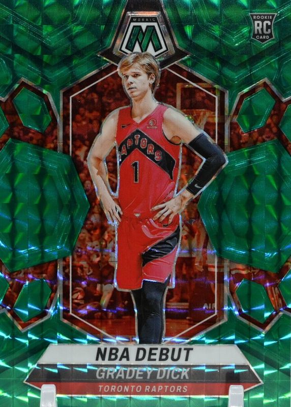 Gradey Dick 2023 Mosaic #260 NBA Debut - Teal /75 Rookie RAW