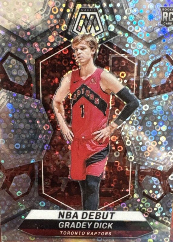Gradey Dick 2023 Mosaic #260 NBA Debut - Fast Break Rookie RAW