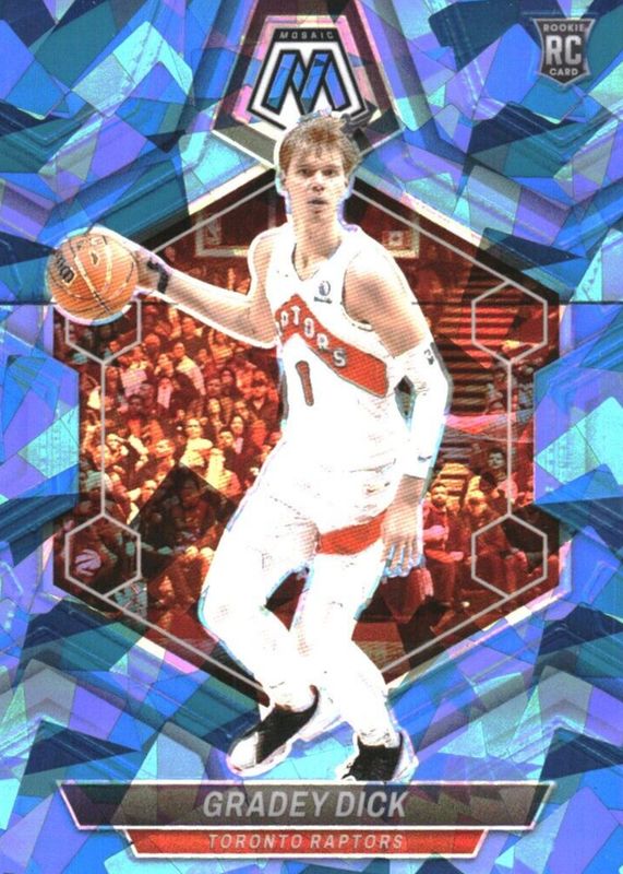 Gradey Dick 2023 Mosaic #239 Ice /125 Rookie RAW