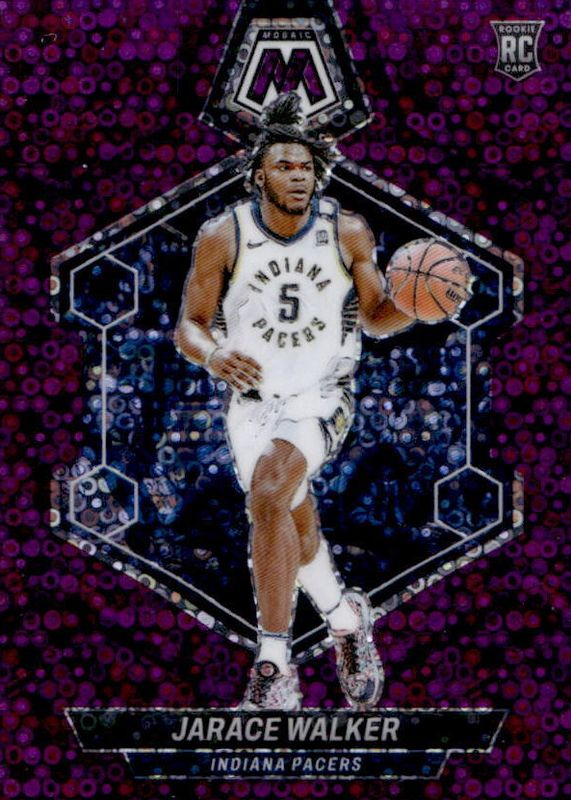 Jarace Walker 2023 Mosaic #210 Fast Break Purple /50 Rookie RAW