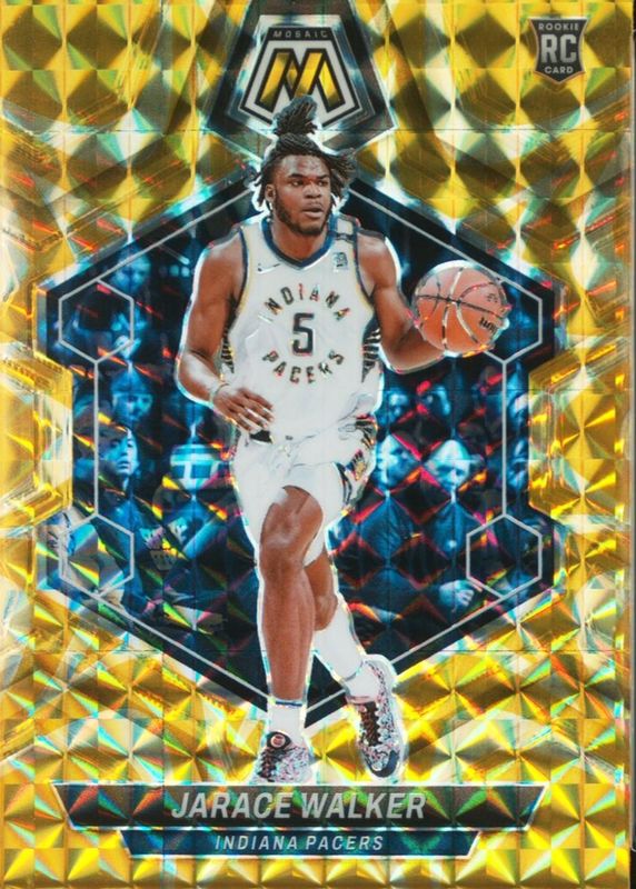 Jarace Walker 2023 Mosaic #210 Reactive Yellow Rookie SGC 10