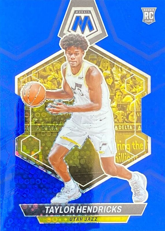 Taylor Hendricks 2023 Mosaic #221 Fast Break Blue /85 Rookie SGC 9.5