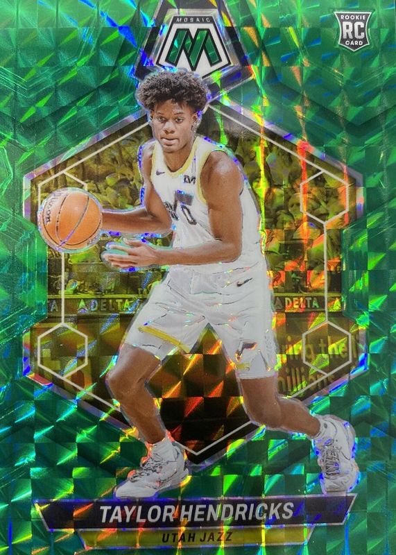 Taylor Hendricks 2023 Mosaic #221 Green Rookie SGC 9.5