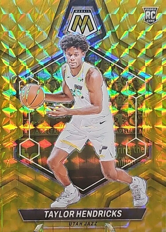 Taylor Hendricks 2023 Mosaic #221 Gold /10 Rookie RAW