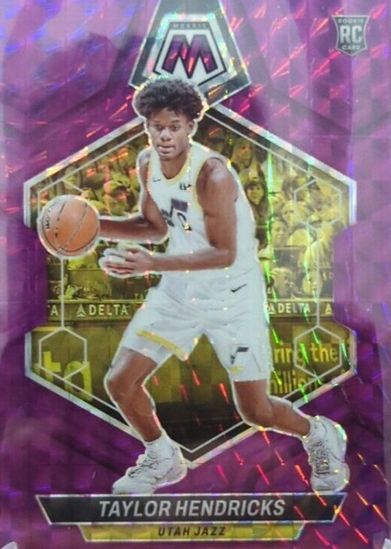 Taylor Hendricks 2023 Mosaic #221 Purple /99 Rookie RAW