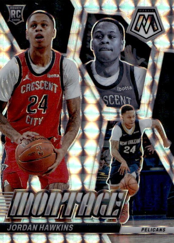 Jordan Hawkins 2023 Mosaic #23 Montage Rookie PSA 10