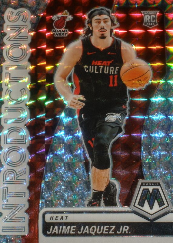 Jaime Jaquez Jr. 2023 Mosaic #17 Introductions - Mosaic Rookie BGS 9.5