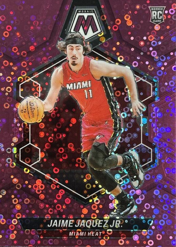 Jaime Jaquez Jr. 2023 Mosaic #246 Fast Break Pink /20 Rookie RAW