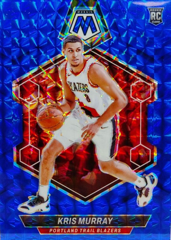 Kris Murray 2023 Mosaic #207 Blue /199 Rookie RAW