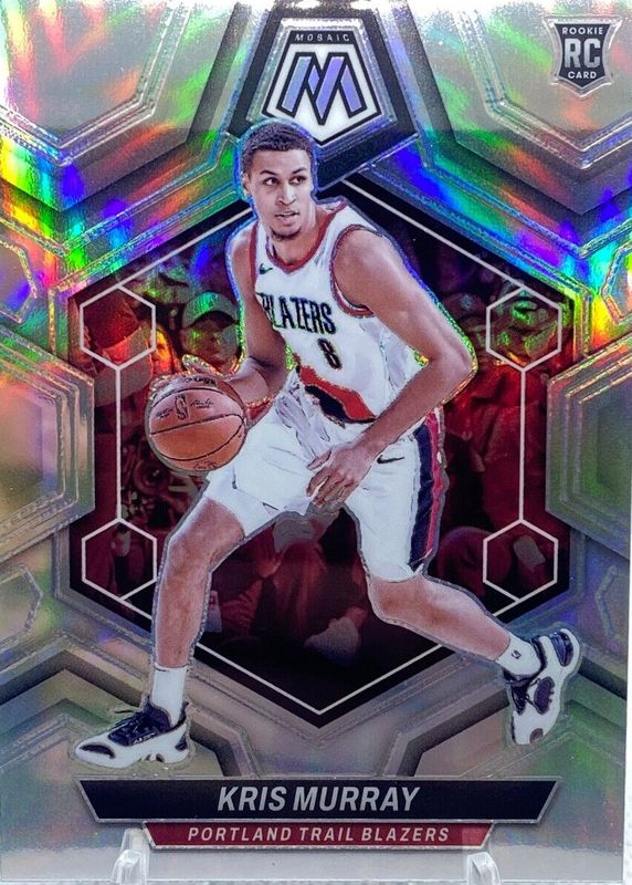 Kris Murray 2023 Mosaic #207 Silver Rookie RAW
