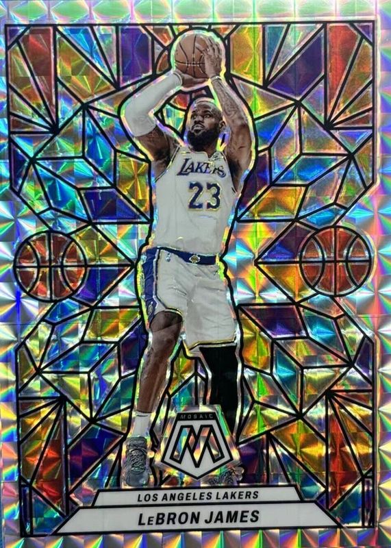 LeBron James 2023 Mosaic #6 Stained Glass /(SSP) SGC 9.5