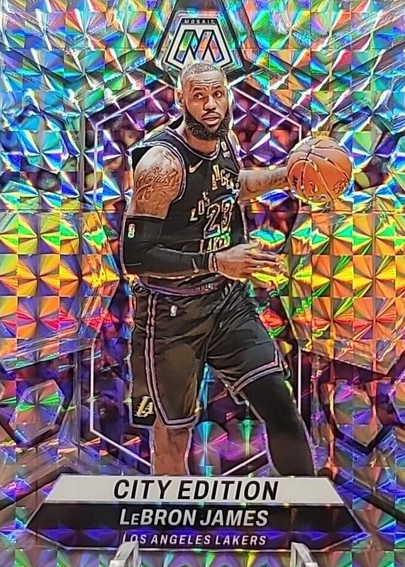 LeBron James 2023 Mosaic #278 City Edition - Mosaic SGC 10