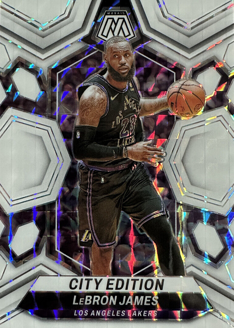 LeBron James 2023 Mosaic #278 City Edition - White /25 Price Guide