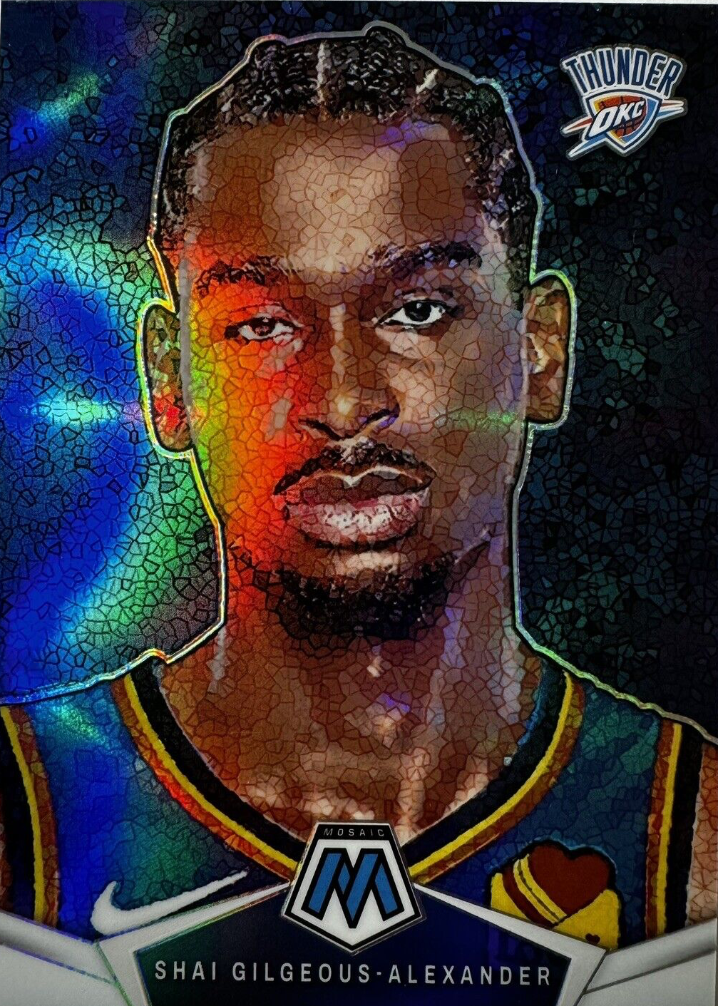 Gérard DI-MACCIO サイボーグアート Shai Gilgeous-Alexander 2023 Mosaic #13 Micro Mosaic /(SSP