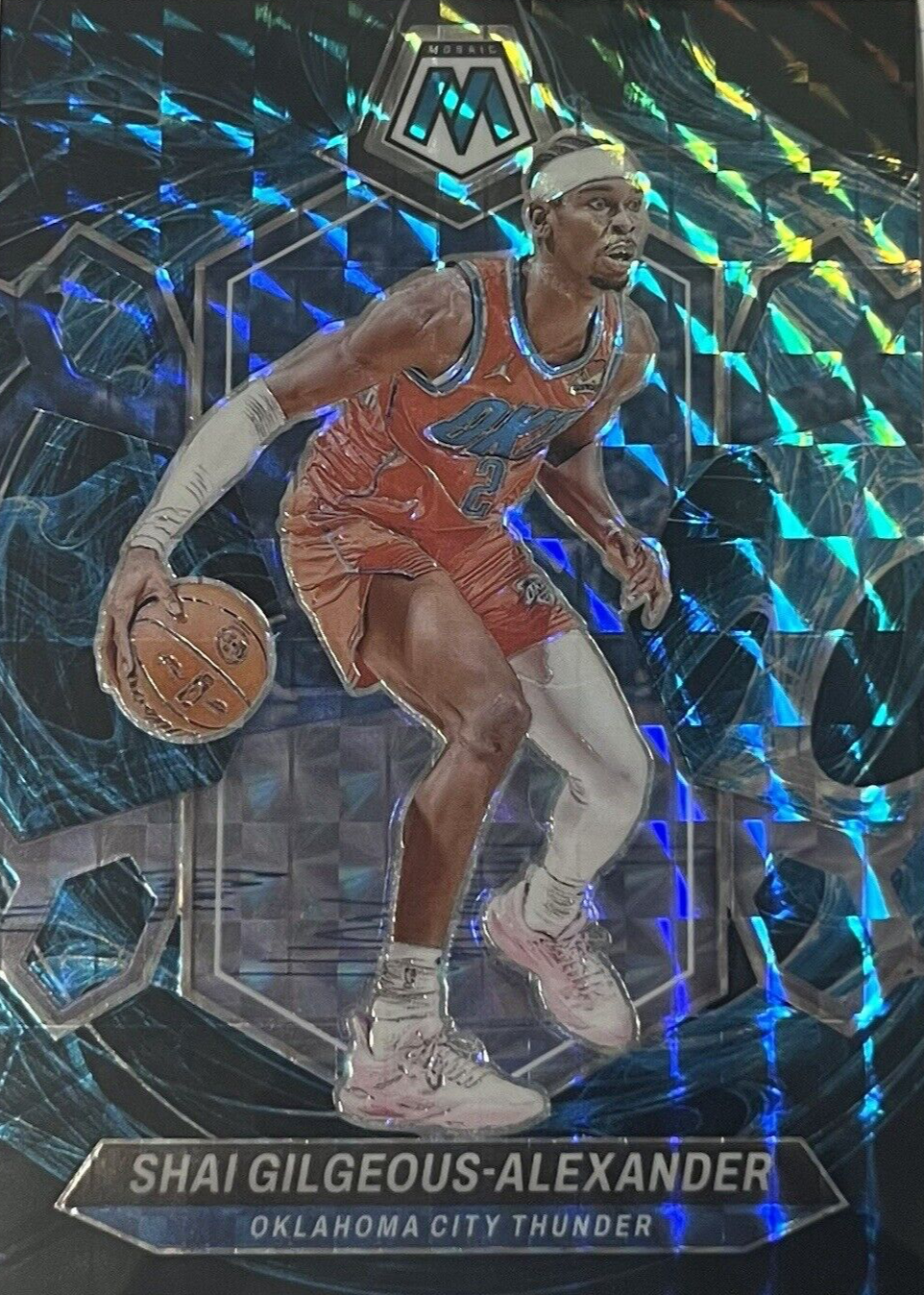 Gérard DI-MACCIO サイボーグアート Shai Gilgeous-Alexander 2023-24 Mosaic Thunder Road #4