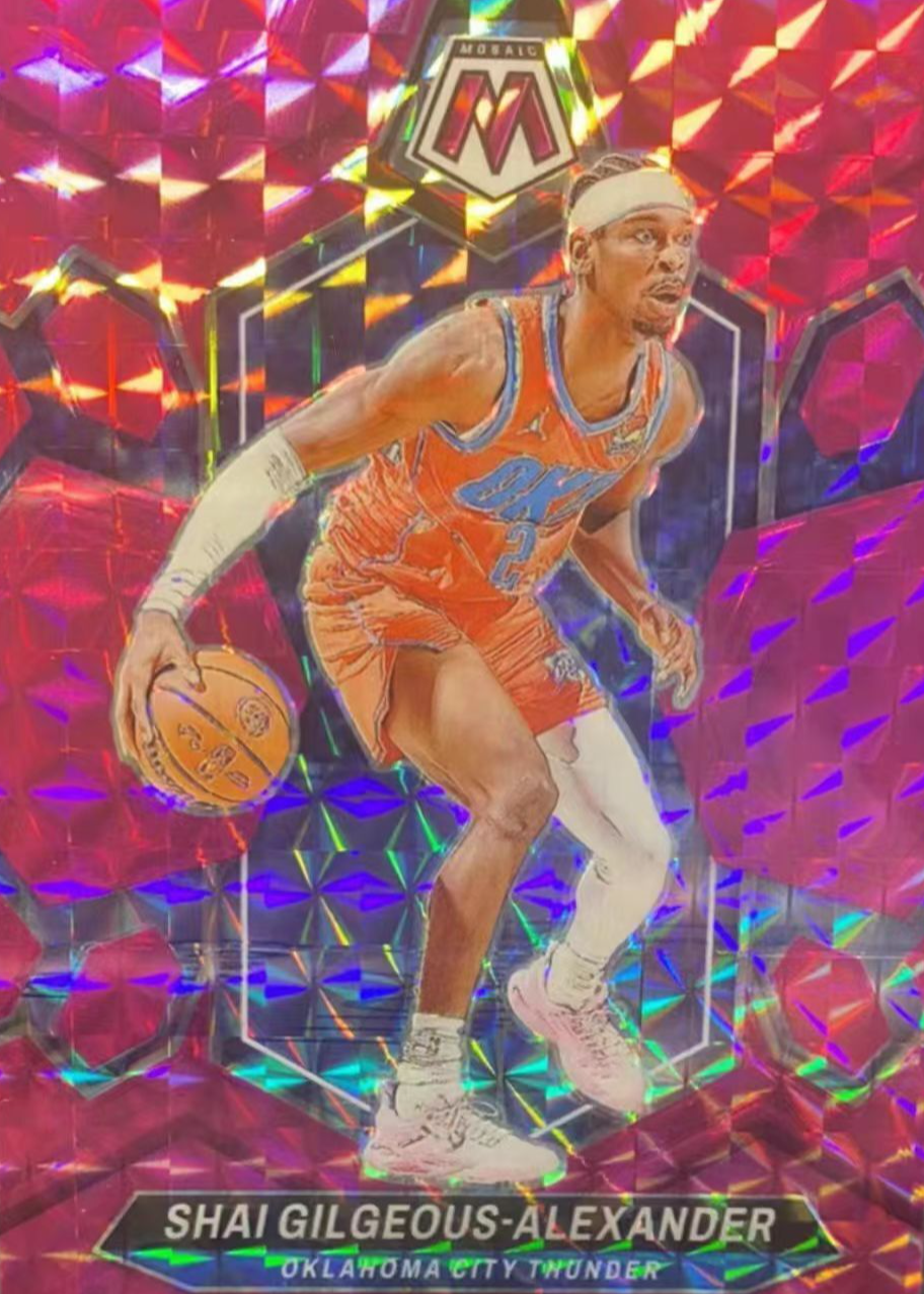 Shai Gilgeous-Alexander 2023 Mosaic #85 Pink /149 Price Guide