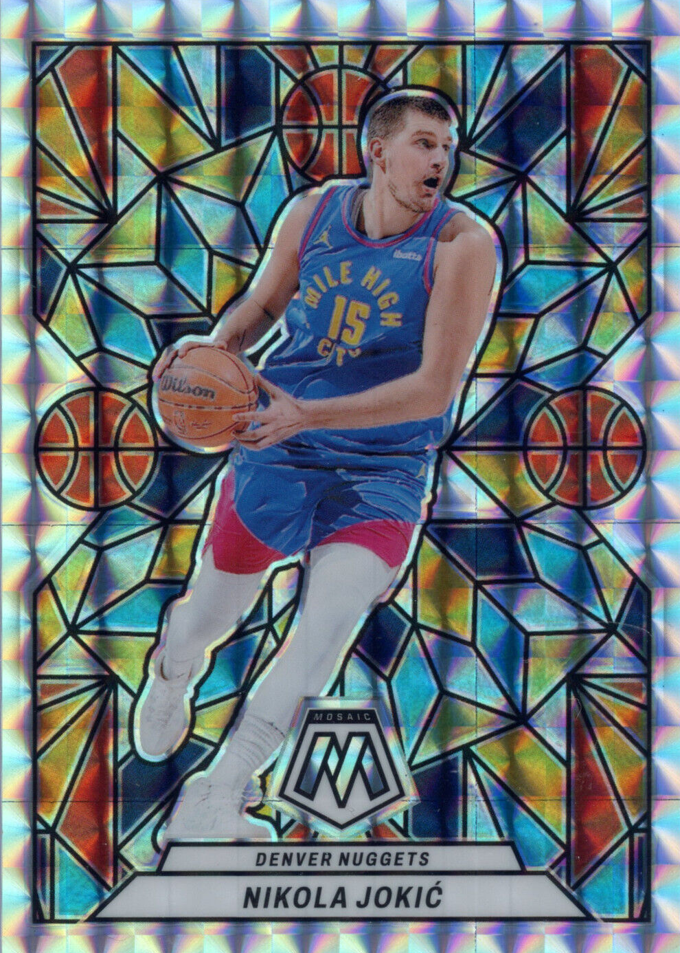 Nikola Jokic 2023 Mosaic #23 Stained Glass /(SSP) Price Guide