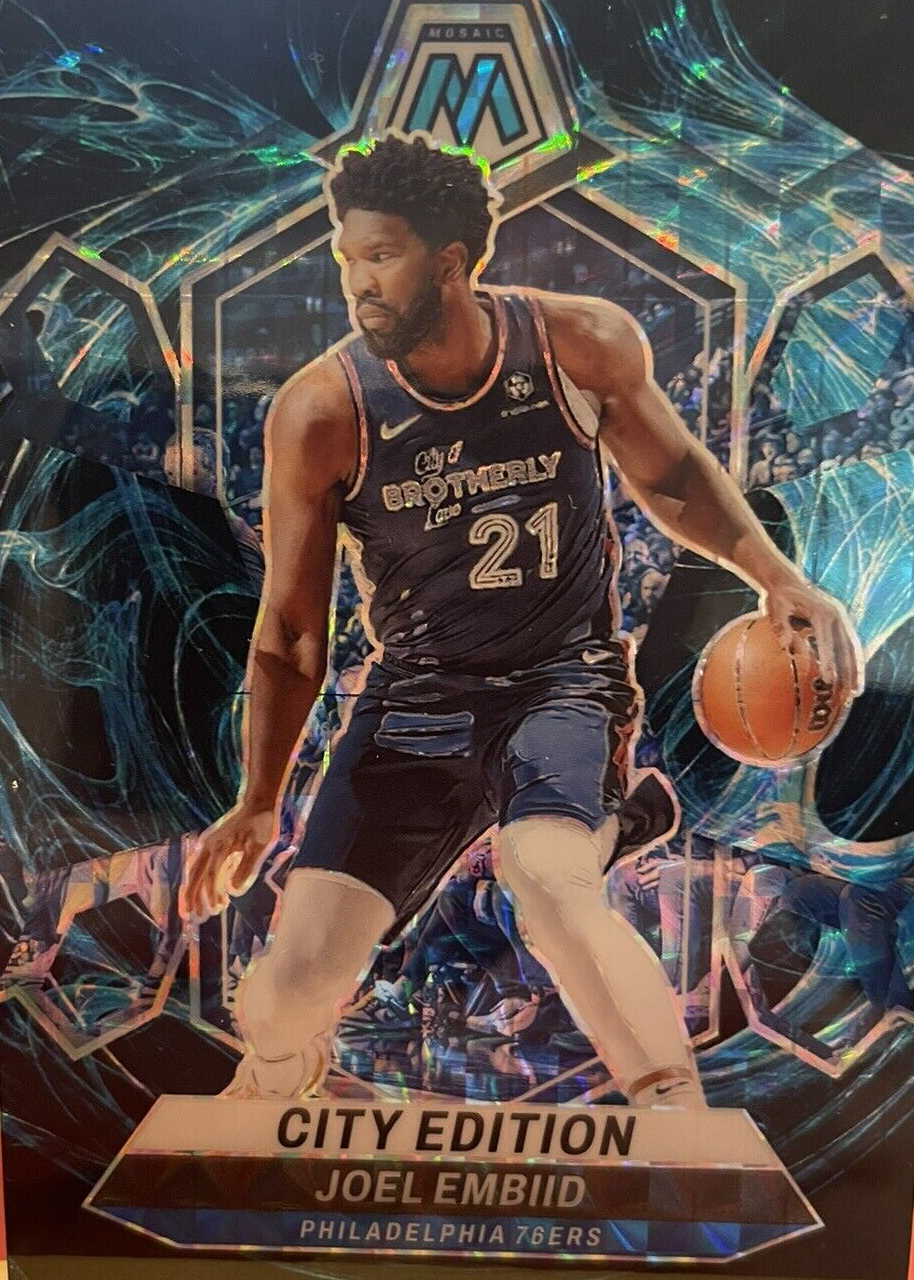 Joel Embiid 2023 Mosaic #283 City Edition - Genesis /(SSP