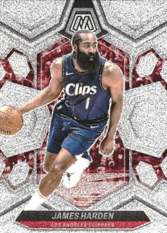 James Harden 2023 Mosaic #152 Glitter /(SSP) RAW