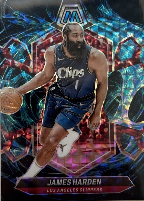James Harden 2023 Mosaic #152 Genesis /(SSP) RAW