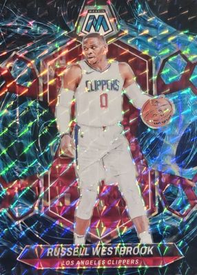 その他 21-22 NBA select RUSSELL WESTBROOK zebra 2023-24 Select Russell Westbrook Zebra Prizm Mezzanine SSP