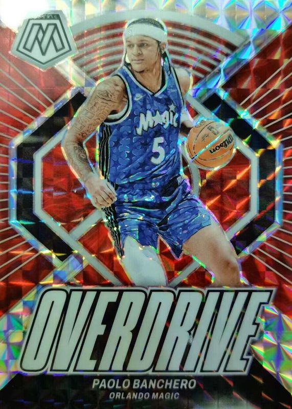 Paolo Banchero 2023 Mosaic #1 Overdrive PSA 10