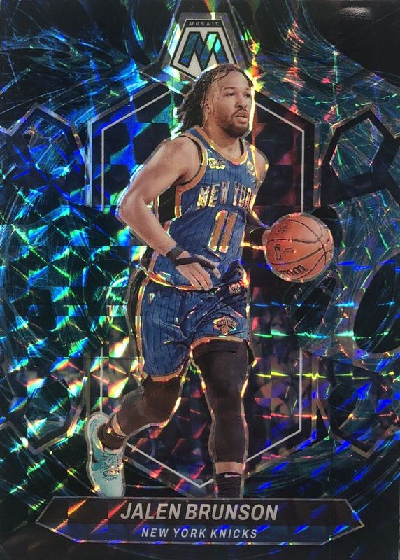 Jalen Brunson 2023 Mosaic #67 Genesis /(SSP) PSA 10